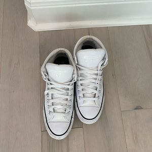 Leather converse all stars